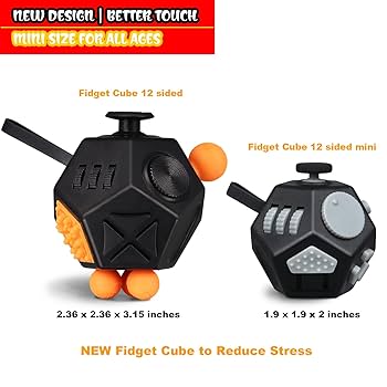Amazon | QOOLBUY ミニフィジェットトイキューブ 本物のフィ
